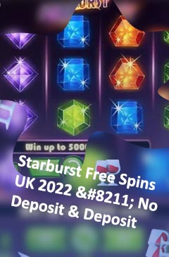 No deposit starburst spins