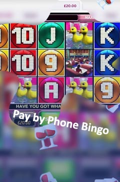 Pay by phone bill bingo and slots