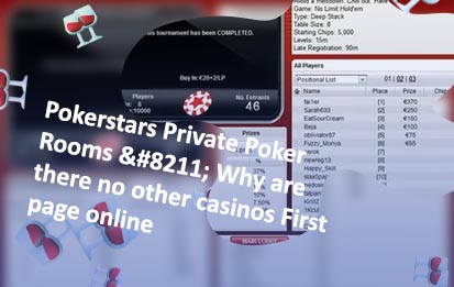 Pokerstars set up private game