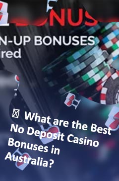 Welcome bonus no deposit required in Australia
